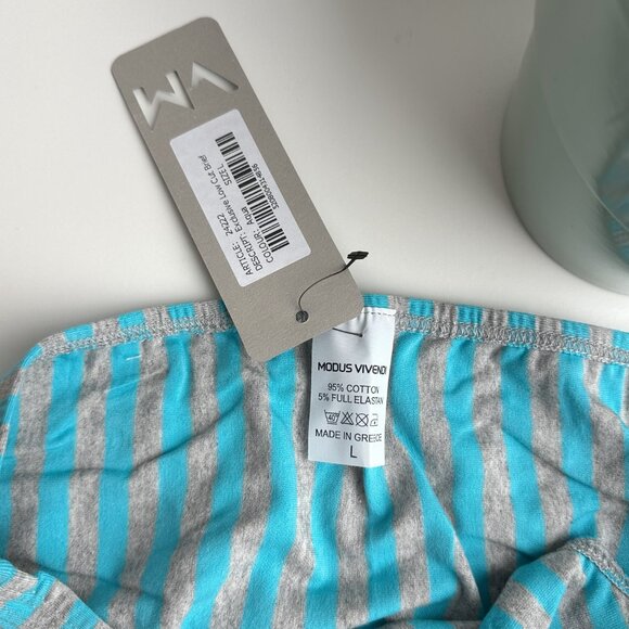 Modus Vivendi - X-Retro Low Cut Brief - Blue - Picture 5 of 8